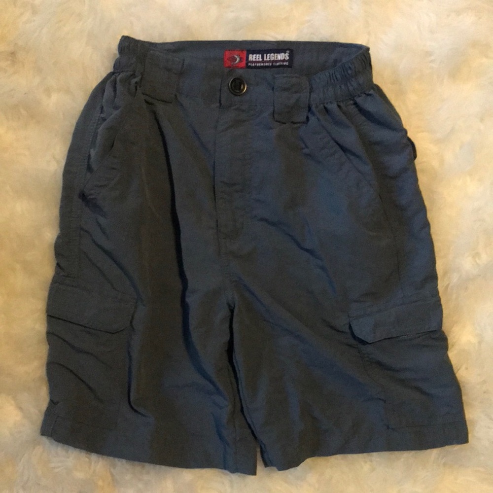 Reel Legends Kids Navy Cargo Shorts